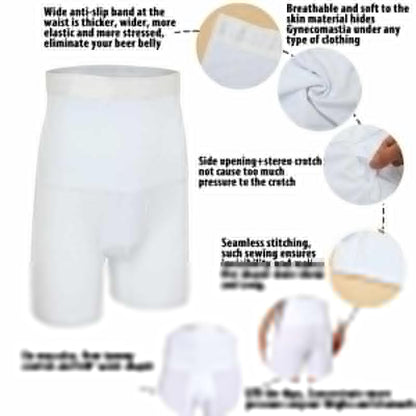 Limited stock available 50% OFF💥💥💥Men's High Waist Shapewear Boxer Briefs
