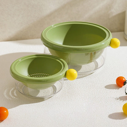 2-in-1 Colander and Serving Bowl Set