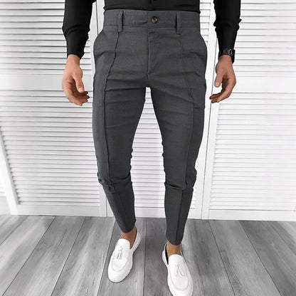 🔥Seasonal Bestsellers👑Men's Casual Solid Color High-end Dress Pants