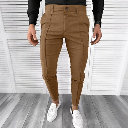 🔥Seasonal Bestsellers👑Men's Casual Solid Color High-end Dress Pants