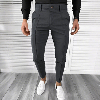 🔥Seasonal Bestsellers👑Men's Casual Solid Color High-end Dress Pants