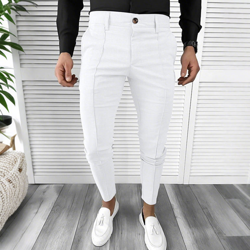 🔥Seasonal Bestsellers👑Men's Casual Solid Color High-end Dress Pants