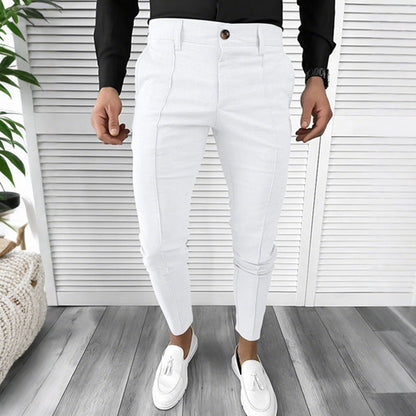 🔥Seasonal Bestsellers👑Men's Casual Solid Color High-end Dress Pants