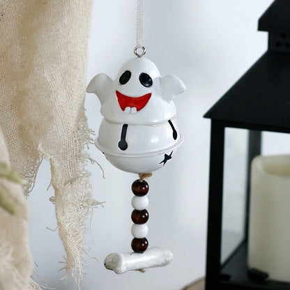 Charming Ghost Shaped Hanging Decoration & Bell