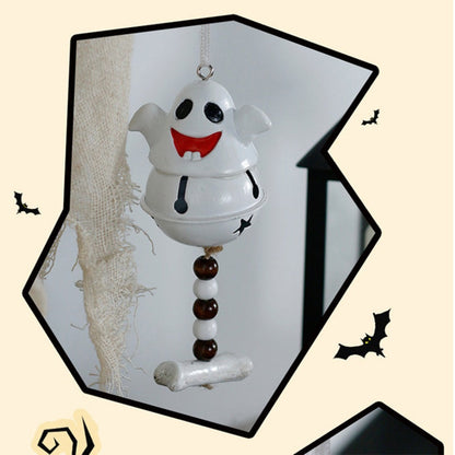 Charming Ghost Shaped Hanging Decoration & Bell