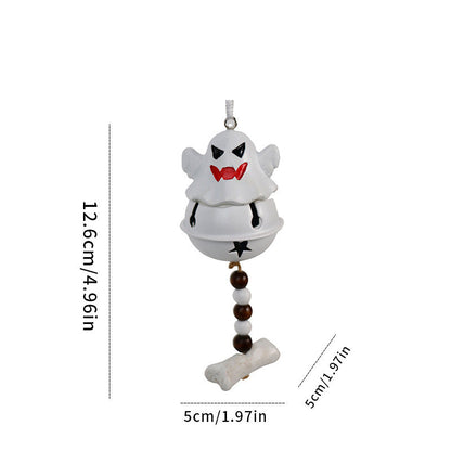 Charming Ghost Shaped Hanging Decoration & Bell