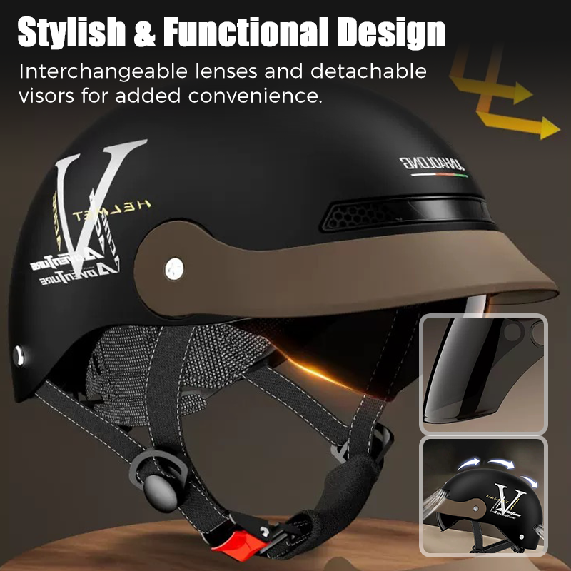 🛡️Breathable Lightweight Crash-Resistant Motorcycle Helmet