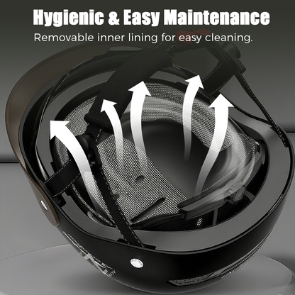 🛡️Breathable Lightweight Crash-Resistant Motorcycle Helmet