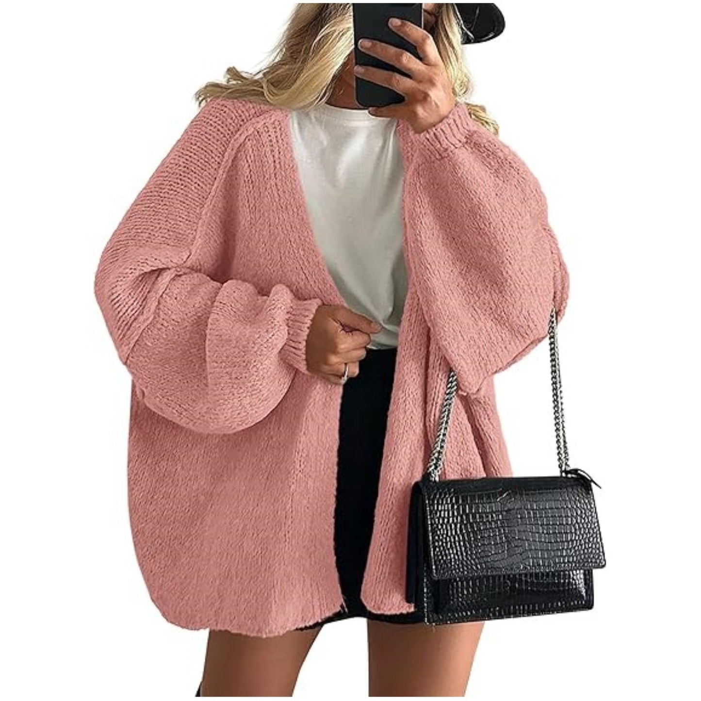 🔥✨Autumn new style promotion women's oversized knitted cardigan