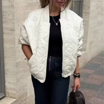 Women's Casual Quilted Oversized Jacket