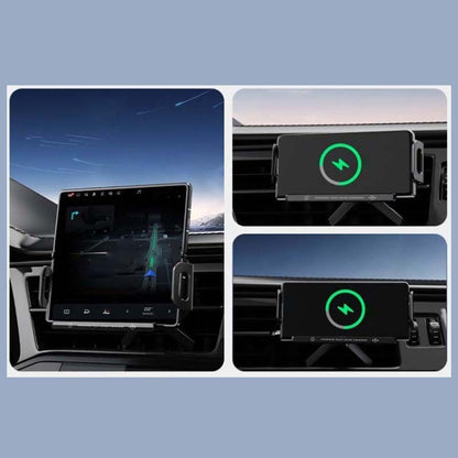 📱Last Day Special Sale 50% OFF⚡2-in-1 Foldable Car Phone Holder & Wireless Charger