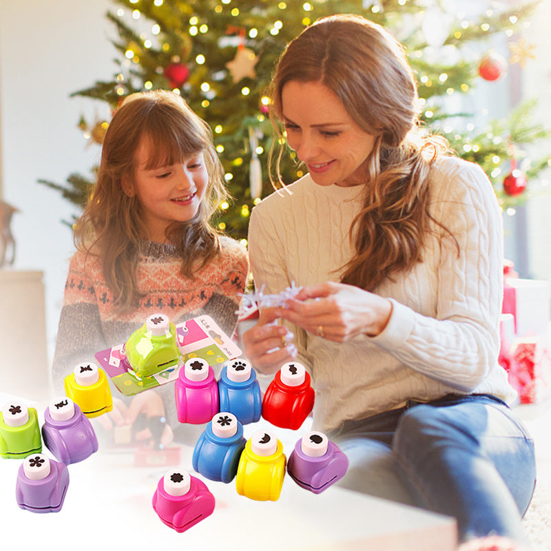 🔥 DIY paper punch set for children – create fun shapes (stars/hearts/animals) for crafts and scrapbooking 🧒✨