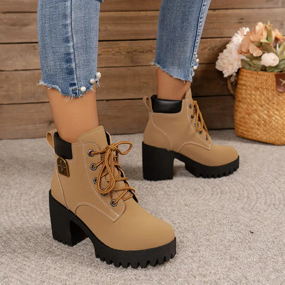 🎅Free Shipping🔥【35-42】2024 new British style thick-soled Martin boots