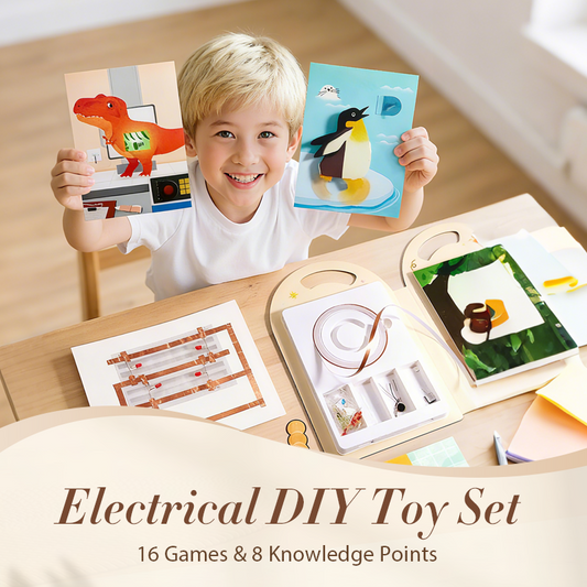 🔥Hot Sale Offers-Electrical DIY Toy Set: 16 Games & 8 Knowledge Points