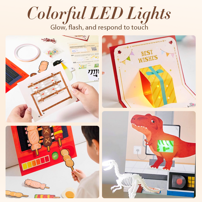 🔥Hot Sale Offers-Electrical DIY Toy Set: 16 Games & 8 Knowledge Points