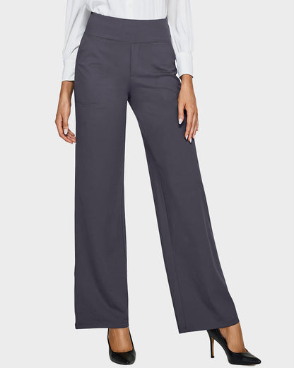 💖LAST DAY SALE 50% OFF💖Women's High Waist Stretch Casual Yoga Wide Leg Pants
