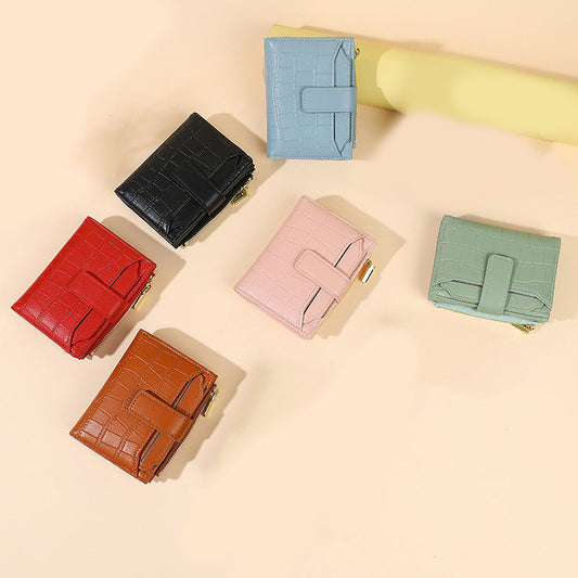 💥New Arrivals: Hot Sellers-Women’s Compact Solid Color Wallet