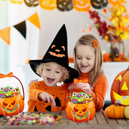 Halloween Transparent Pumpkin Favor Bags