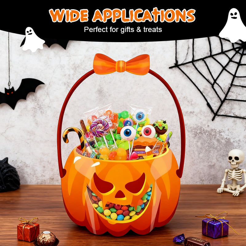 Halloween Transparent Pumpkin Favor Bags
