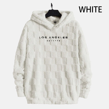 Thick Loose Furry Hooded Sweatshirt