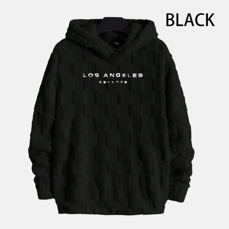 Thick Loose Furry Hooded Sweatshirt