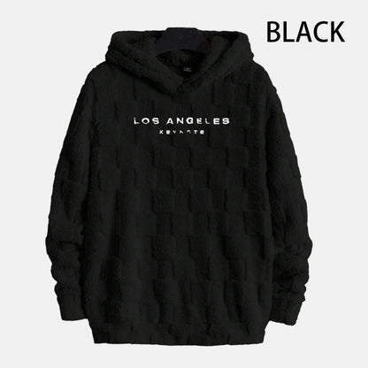 Thick Loose Furry Hooded Sweatshirt