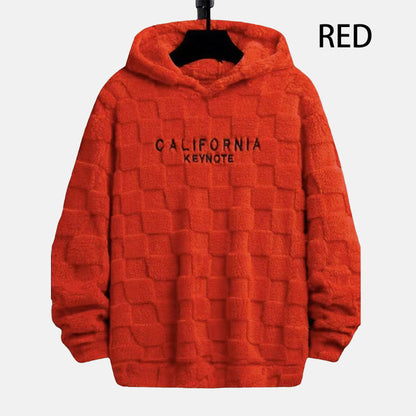 Thick Loose Furry Hooded Sweatshirt