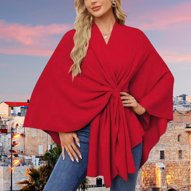 💥Latest Styles Hot Sale 50% Off-Women’s Cross Front Shawl Wrap