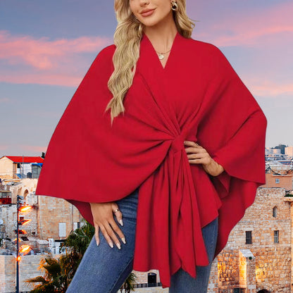 💥Latest Styles Hot Sale 50% Off-Women’s Cross Front Shawl Wrap