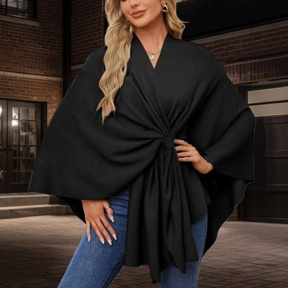 💥Latest Styles Hot Sale 50% Off-Women’s Cross Front Shawl Wrap