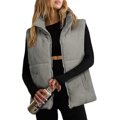 Women’s Casual Comfortable Zip-Up Vest