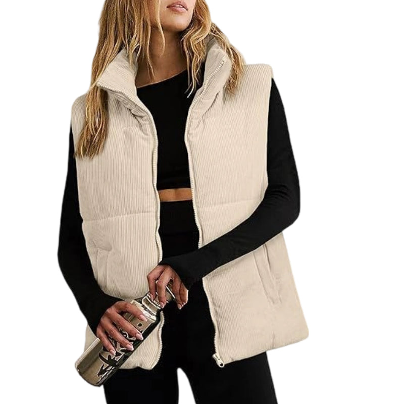 Women’s Casual Comfortable Zip-Up Vest