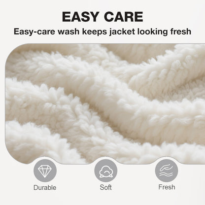 Men’s Casual Sherpa-Lined Denim Jacket