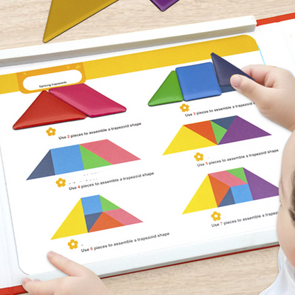 Children's Magnetic Tangram Puzzle Set