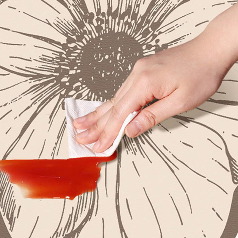 Flower-Shaped Dish Drying Mat for Kitchen Counter
