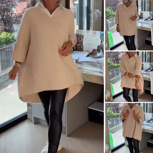 💥Limited-time offer-Women's Long-Sleeve Top with Shirt Collar