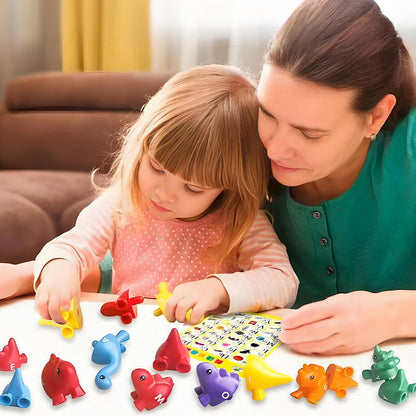 Dinosaur Alphabet Matching Game Set for Kids