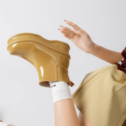 Women's Height-Increasing Ankle Rain Boots