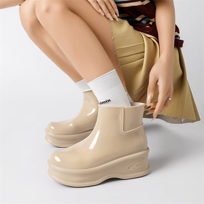Women's Height-Increasing Ankle Rain Boots