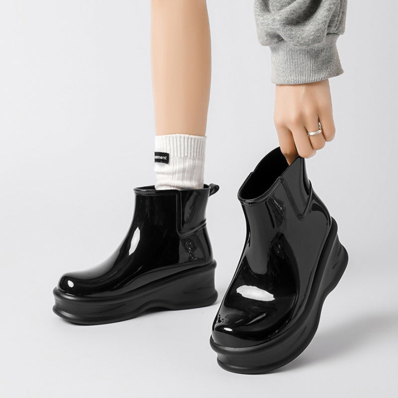 Women's Height-Increasing Ankle Rain Boots