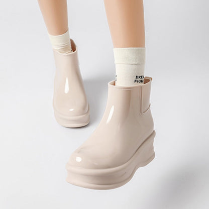 Women's Height-Increasing Ankle Rain Boots