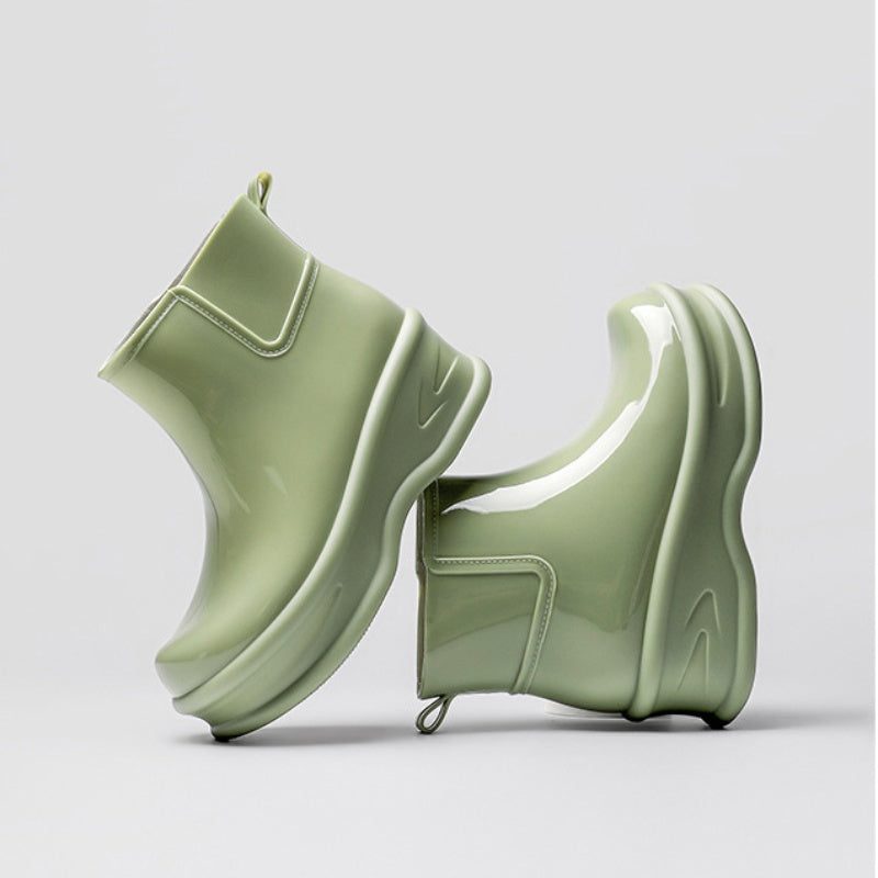 Women's Height-Increasing Ankle Rain Boots