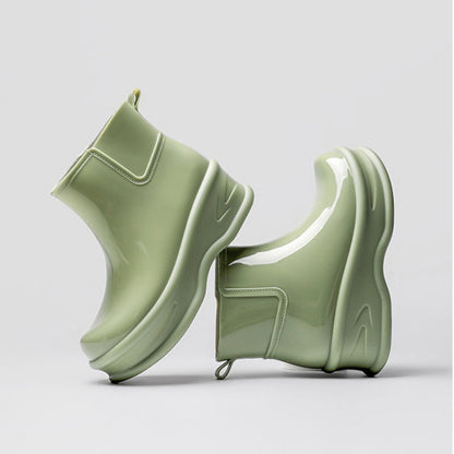 Women's Height-Increasing Ankle Rain Boots
