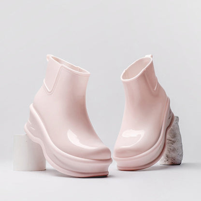 Women's Height-Increasing Ankle Rain Boots