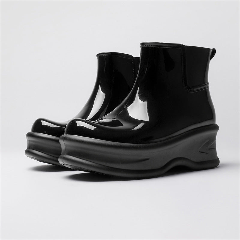 Women's Height-Increasing Ankle Rain Boots