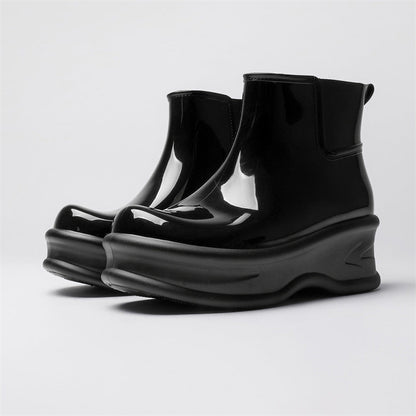 Women's Height-Increasing Ankle Rain Boots