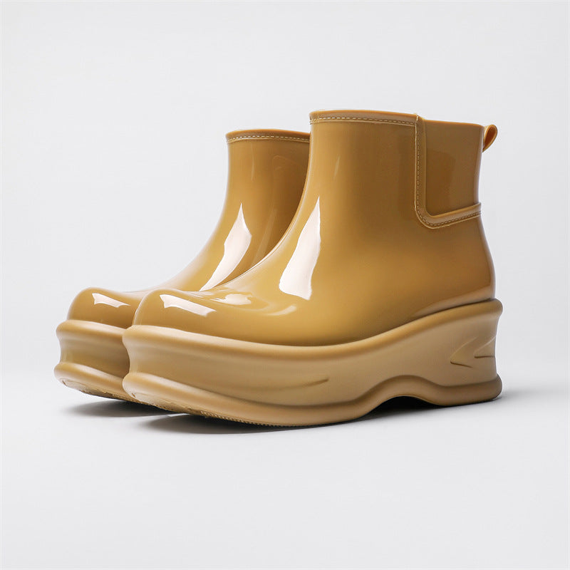 Women's Height-Increasing Ankle Rain Boots
