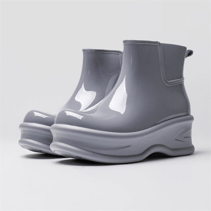 Women's Height-Increasing Ankle Rain Boots