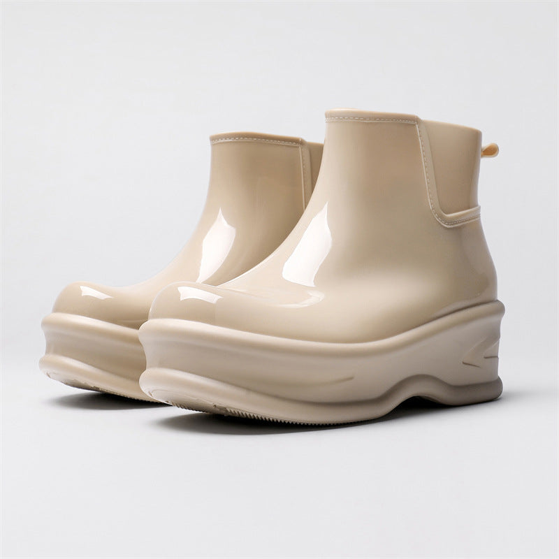 Women's Height-Increasing Ankle Rain Boots