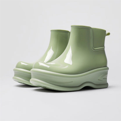 Women's Height-Increasing Ankle Rain Boots